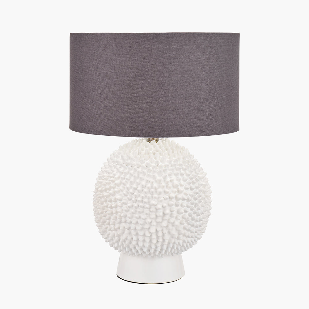 Wrenley Cream Ceramic Sea Urchin Table Lamp - Base Only